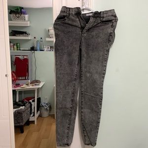 High rise garage denim jeans, never worn